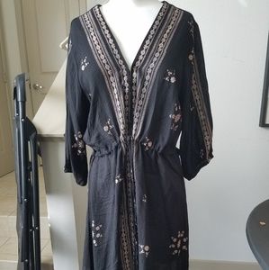 Boho world market Nida dress rayon sz l/xl